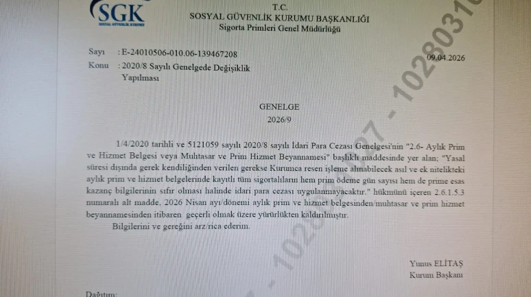 SGK'DAN YENİ İPC Mİ GELİYOR?