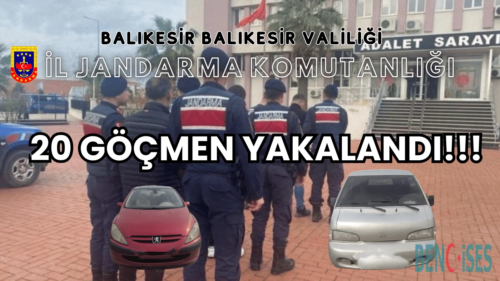 Balıkesir İl Jandarma Komutanlığı, Göçmen Kaçakçılığına Geçit Vermiyor!